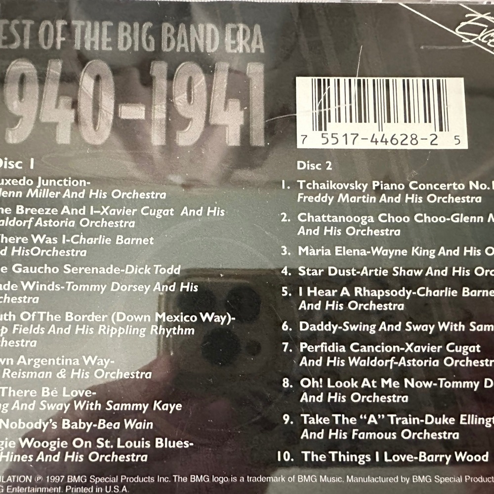 Best of the Big Band Era 1940-1941 2 CD Set Excelsior Compilations - Picture 3 of 7